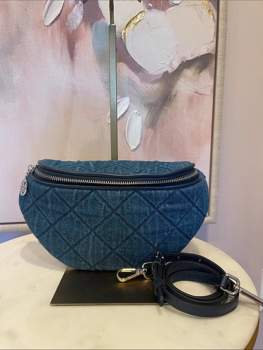 Tory Burch Willa Denim Belt Bag